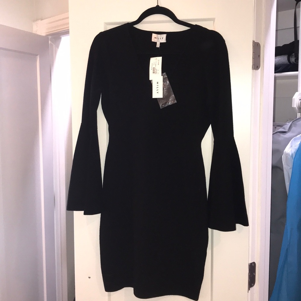 Milly swing sleeve dress